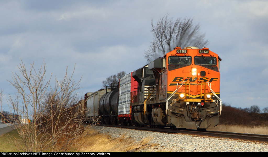 BNSF 6168 NS 1187